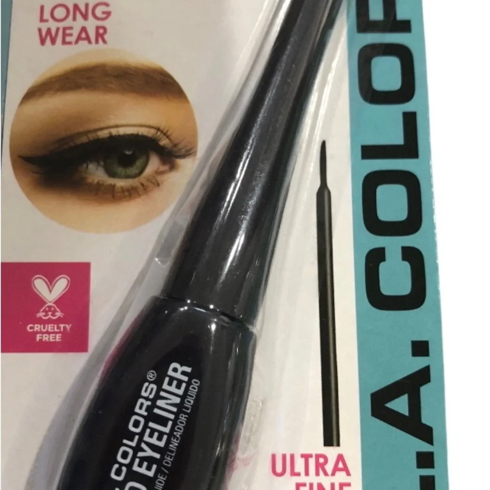 2pk Black/Brown auto eyeliner and liquid eyeliner set new FREE‎
